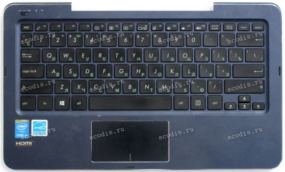 Keyboard Asus T300Chi 12.5" синяя (13NB07G1P06011-1)+ Topcase русифицированная