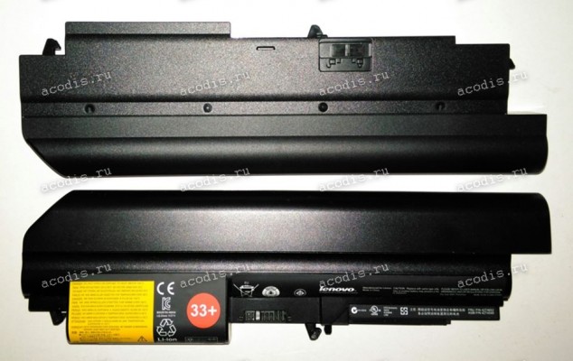 АКБ Lenovo/IBM ThinkPad 33+ R400, R61, R61i, T400, T61, T61i, T61p, T61u (42T5229, 42T5230, 42T5263, 42T4677, 42T5265, 42T4678, 42T4653, 42T4549) 11,1V NEW original