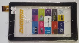 7.0 inch Touchscreen  30 pin, Digma Plane 7.7 (с отв.), черный с рамкой, NEW