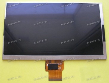 7.0 inch ZC070IE4025B3H6TT (97x164 mm, 40pin, для Digma HIT??? прямой шл.) 1024x600 LED 40 пин  NEW