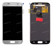5.5 inch Samsung Galaxy S7 Edge SM-G935FD (LCD+тач) titan-silver 2560х1440 LED  NEW / original