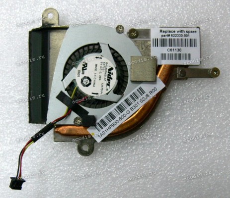 Сист.охл. HP Mini 110, 110-3000, 210, 210-2000 (p/n: 622330-001)