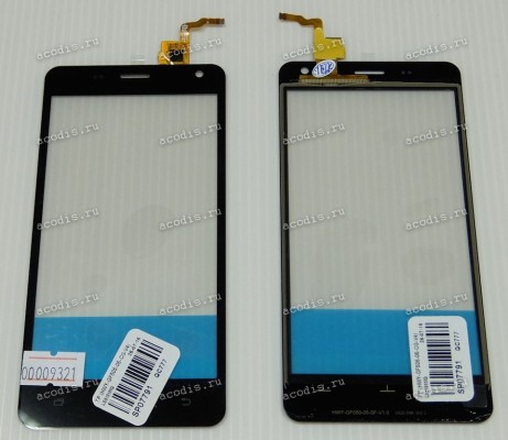 5.0 inch Touchscreen  6 pin, Digma A500 3G Linx, oem черный, NEW