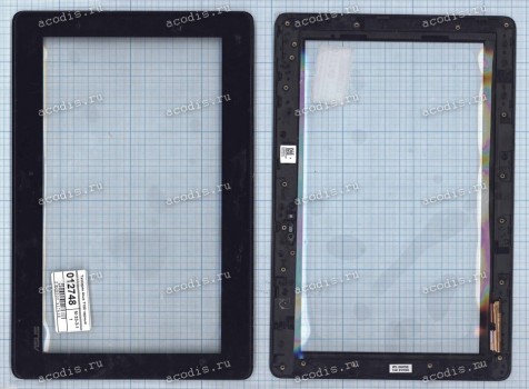 10.1 inch Touchscreen  45+45 pin, ASUS T100TA (черный шлейф) с рамкой, NEW