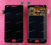 4.3 inch Samsung Galaxy S2 GT-I9100 (LCD+тач) oem черный 800x480 LED  NEW