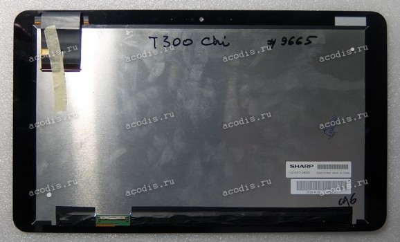 12.5 inch ASUS T300CHI (LQ125T1JX03C + тач, SALE) oem черный 2560x1440 LED slim разбор