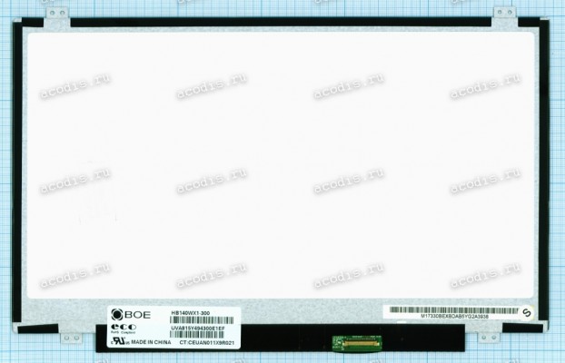 HB140WX1-300 1366x768 LED 30 пин slim new