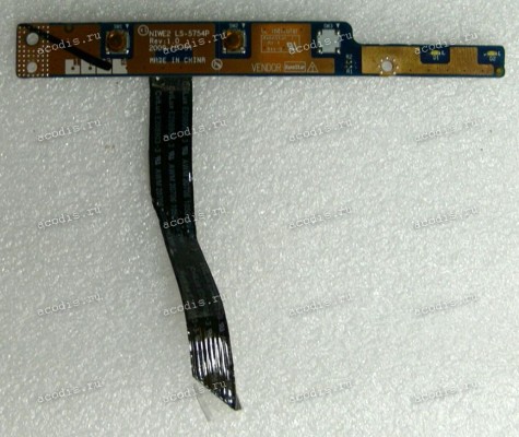 Power Button board Lenovo Z560, Z565, G560, G565 (p/n: LS-5754P)