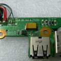 DC Jack board + USB HP Pavilion dv6000, dv6500, dv6700 (p/n: DDAT8APB200)