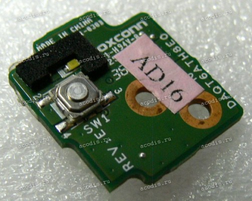 Power Button board HP Pavilion dv5-1000 (p/n: DAQT6ATH8E0)