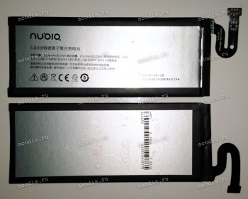 АКБ ZTE Nubia My Prague NX513J (3,85v, 2200mAh, 8,2Wh) Li3821T44P6h3342A5 оригинальный с разбора