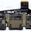 SIM + SD board Asus FonePad 8 FE380CG, FE8030CX, K016 (T64208S1, AD00301D000) FE380CG_SIM_SD_FPC REV. 1.1 SUB Assembly board