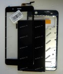 5.0 inch Digma S507 4G VOX (LCD+тач+рамка раздельно) черный 1280x720 LED  разбор