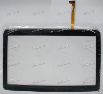 10.1 inch Touchscreen  30 pin, Irbis TZ104, oem черный, NEW