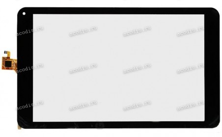 10.1 inch Touchscreen  6 pin, Prestigio PMT3331/PMT3341, oem черный (Irbis TZ16), NEW