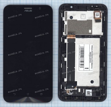 5.5 inch ASUS ZB551KL (ZenFone Go) (LCD+тач) черный с рамкой 1280x720 LED  разбор / оригинал