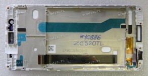 5.2 inch ASUS ZC520TL (ZenFone 3 Max) (LCD+тач) белый с рамкой 1280x720 LED  разбор / оригинал