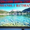 B173HAN01.1 (HW:1A) (40pin-120Hz, 72%) 1920x1080 LED 40 пин slim new