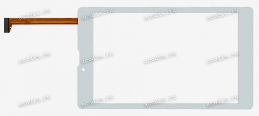 7.0 inch Touchscreen  30 pin, Digma Optima 7306/7701, CITI 7507, oem белый (Irbis TZ791), NEW