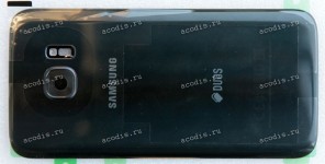 Задняя крышка Samsung Galaxy S7 SM-G930F (GH82-11504A) black стекло original