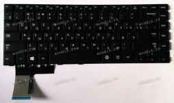Keyboard Samsung NP370R4E, NP370R4V, NP450R4E, NP450R4V, NP470R4E, NP470R4V (p/n: BA59-03675C) (Black/Matte/RUO) чёрная матовая русифицированная