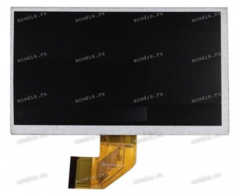 7.0 inch M070VGB50-20A / WJWV7069A-FPC(V1.0)  (165x103x3,5 mm) 800x480 LED 50 пин  NEW