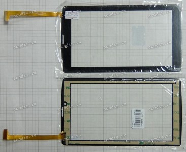 7.0 inch Touchscreen  30 pin, Digma CITI 7905, oem черный (закругленный), NEW