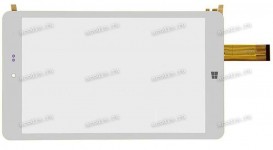 8.0 inch Touchscreen  51 pin, CHINA Tab HSCTP-489-8, oem белый (Chuwi Hi8 Pro/Vi8 Plus), NEW