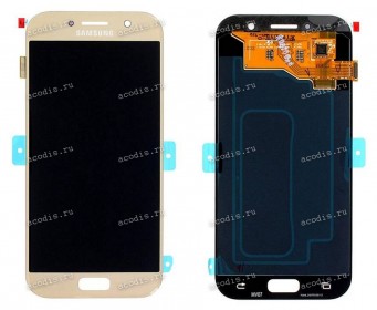 5.2 inch Samsung A520F (A5 2017) (LCD+тач) oem золотой 1920x1080 LED  NEW / original