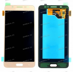 5.2 inch Samsung J510F (J5 2016) (LCD+тач) золотой 1280x720 LED  NEW / original