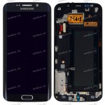 5.1 inch Samsung Galaxy S6 Edge SM-G925F (LCD+тач) черный 2560x1440 LED  NEW / original