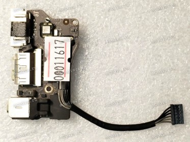 DC Jack board + USB + I/O audio Apple MacBook Air 13" A1466 MagSafe 2 (923-0439)