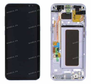 6.2 inch Samsung Galaxy S8+ SM-G955F (LCD+тач) фиолетовый 2960x1440 LED  NEW / original
