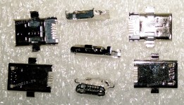 MicroUSB Jack Type B 5 pin Asus ZenPad 10 Z300C, Z300CG, Z300CL, ZenPad 8.0 Z380C, Z380KL удлинённый SMD (#11645)