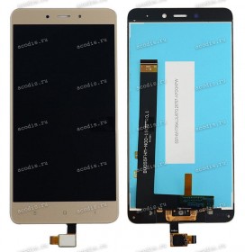 5.5 inch Xiaomi Redmi Note 4 (LCD+тач) oem золотой 1920x1080 LED  NEW