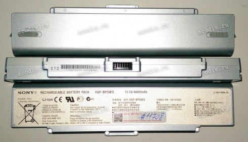 АКБ Sony VGN-AR, VGN-CR, VGN-NR, VGN-SZ (VGP-BPS9A) 11,1V NEW original