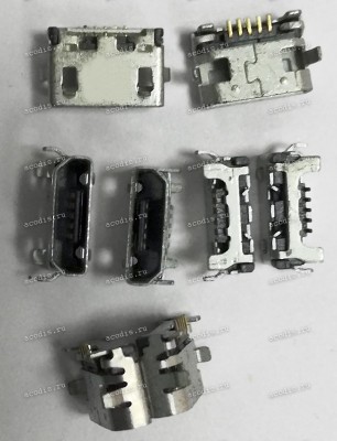 MicroUSB Jack Type B 5 pin SMD Lenovo A7600 (#11752)