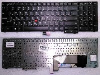 Keyboard Lenovo ThinkPad Edge E545 (Black/Matte/RUO) чёрная матовая PointStick русифицированная