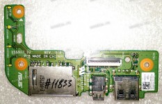 USB & Audio & SD card board Asus X555UB IO_BD (90NB0AQ0-R10020, tmt YA-4A 19, 60NB0AG0-IO1110)