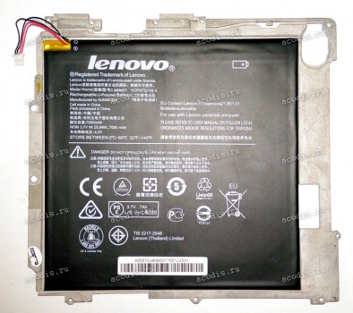 АКБ Lenovo IdeaPad MIIX 300-10iby 3,7V 7000mAh 25,9Wh (tablet01, 5B10J46490) original разбор
