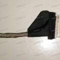 LCD LVDS cable Toshiba Satellite C650, C650D, C655, C655D, L650, L650D, L655, L655D (Inventec) 15.6" (With camera connector) (6017B0265501) (с вебкой) Inventec Berlin BL10AD, BL10G, Manaus MAS10