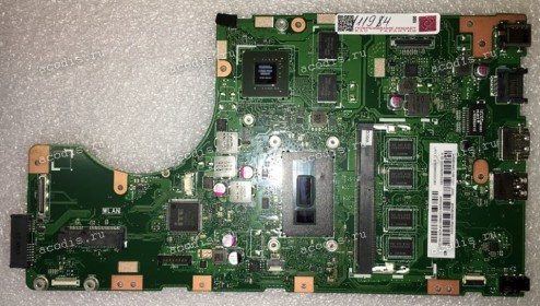 MB Asus TP550LJ MB._4G/i7-5500U/AS (V2G) (LVDS) (PLASTIC) (90NB0880-R00020, 60NB0880-MB1201 (200)) TP550LD REV. 2.0, nVidia N16V-GM-B1