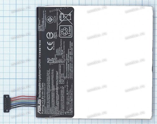 АКБ Asus Fonepad 7 ME175 (3.8V 15Wh, C11P1311, 0B200-00710000) original