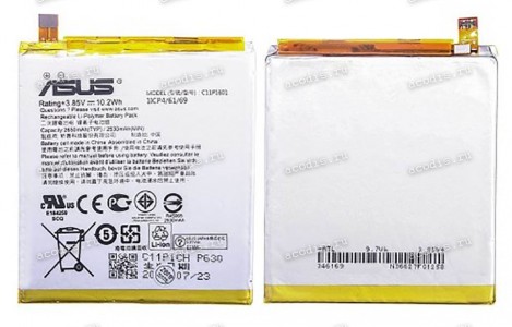 АКБ Asus ZE520KL, ZB501KL (ZenFone 3/ZenFone Live 3,85V 2650mAh 10,2Wh, C11P1601) original разбор