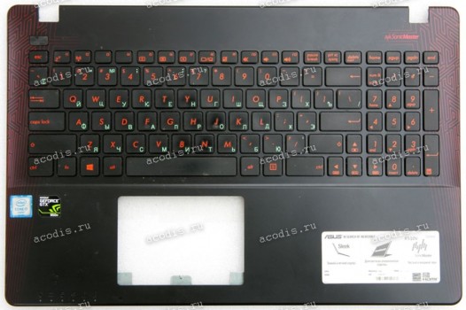 Keyboard Asus R510V чёрная русифицированная (13NB067JAP0101)+Topcase