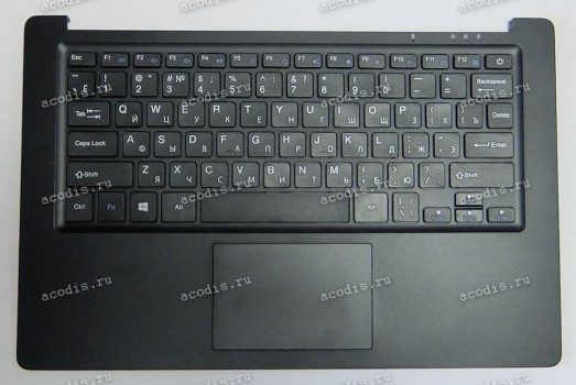 Keyboard Digma EVE 1400 ET1106EW + topcase PRIDE-K2863 YT-277-16-03 VER:A SP14613 SP08575 (Black/Matte/RUO)