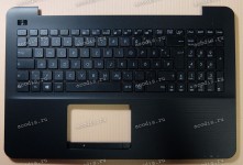 Keyboard Asus X553MA-1A + topcase (0KN0-R91GE23, 90NB0628-R31GE0) (Black-Black/Matte/GR) черная матовая