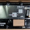 Keyboard Asus N550JV-1A + topcase (0KNB0-6625AR00, 13NB0231AM0121) (Silver-Black/Matte/RUO/LED)