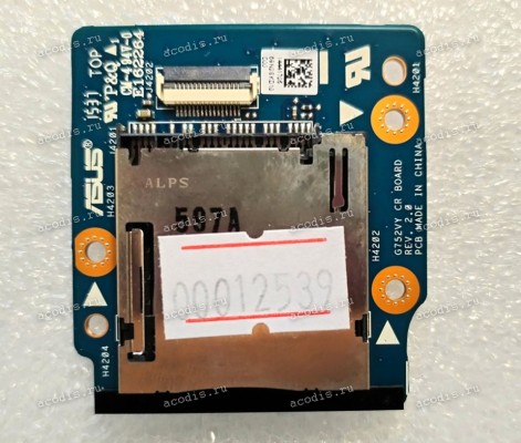 Card Reader board Asus G752VT (p/n: 90NB09X1-R10020)