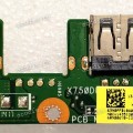 USB board Asus X550DP IO_BD./AS (p/n: 90NB01N0-R10010)